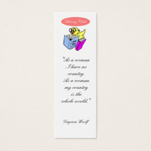 Literary Chick Bookmark to Customize