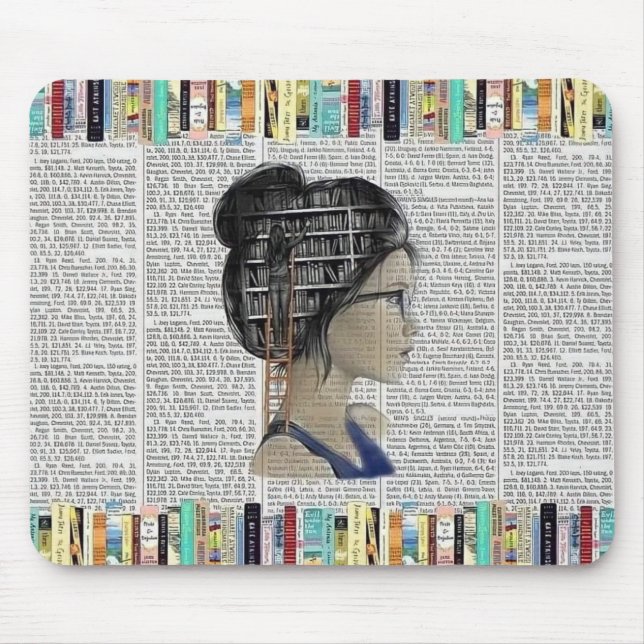 Literary Desk Accessory Mouse Pad (Front)