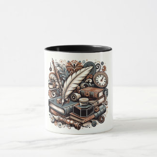 Literary Essence: Art Inspired by Reading Mug