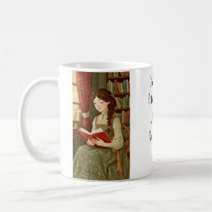 Literary Girl Personalized Mug