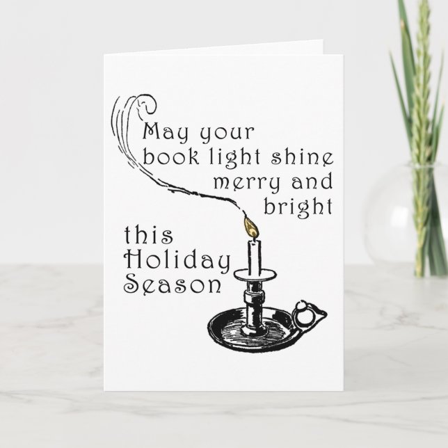 Literary Holiday Card (Front)