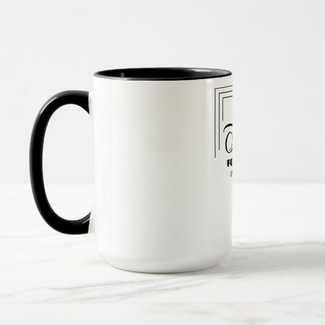 Literary Latte Glass Mug (Left)