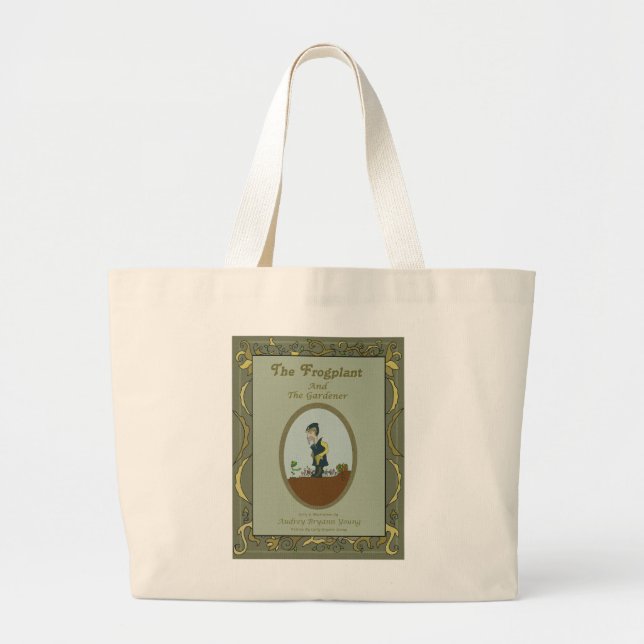 Literary Merch Tote Bag 'The Frogplant' (Front)