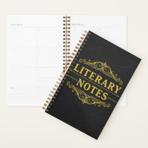 Literary Notes – Dark Academia Planner