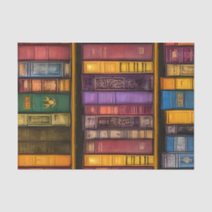 Literary Treasures - Classic Old Books Tissue Paper