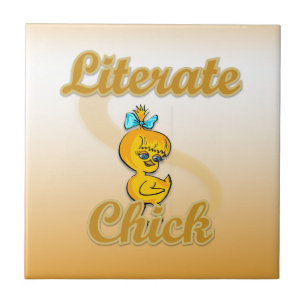 Literate Chick Tile