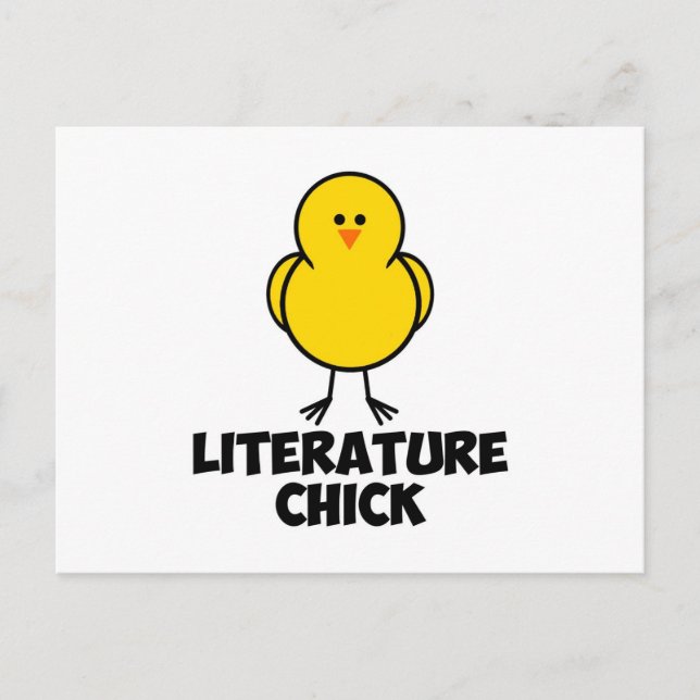 Literature Chick Postcard (Front)