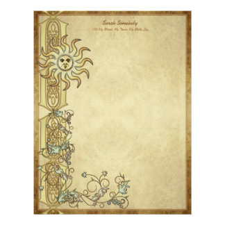 Sun Letterhead, Custom Sun Letterhead Templates