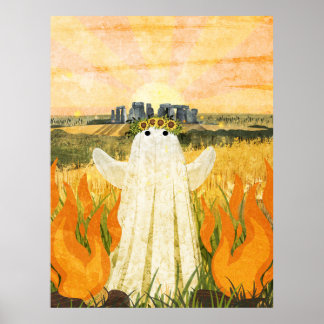 Litha The Midsummer Ghost Poster