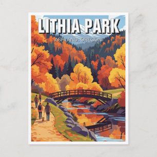 Lithia Park Ashland Oregon Carte Postale de Voyage