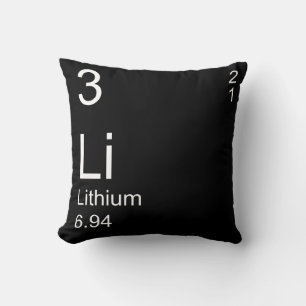 Lithium Throw Pillow
