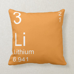 Lithium Throw Pillow