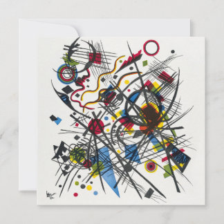 Lithograph for Vierte Bauhausmappe by Kandinsky Invitation