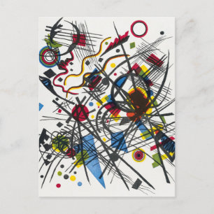 Lithograph for Vierte Bauhausmappe by Kandinsky Postcard