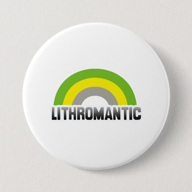 Lithromantic Pride 3 Inch Round Button (Front)