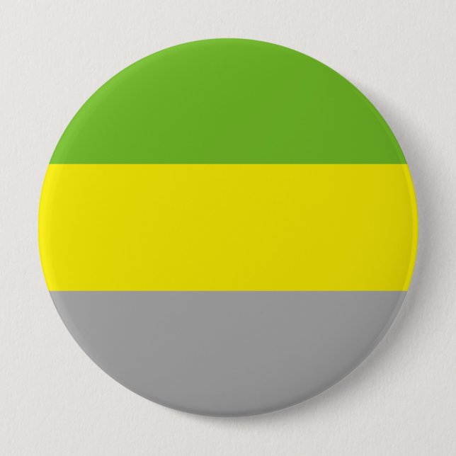 Lithromantic Pride Flag 4 Inch Round Button (Front)