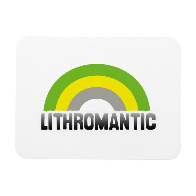 Lithromantic Pride Magnet (Horizontal)