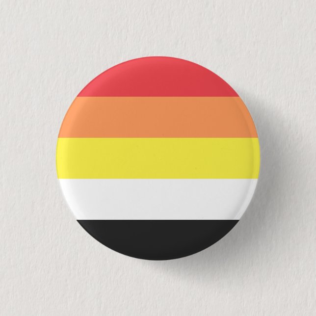 Lithsexual / Akoisexual Flag Badge 1 Inch Round Button (Front)