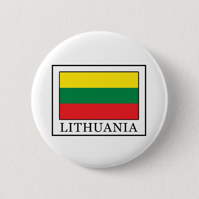 Lithuania 2 Inch Round Button (Front)