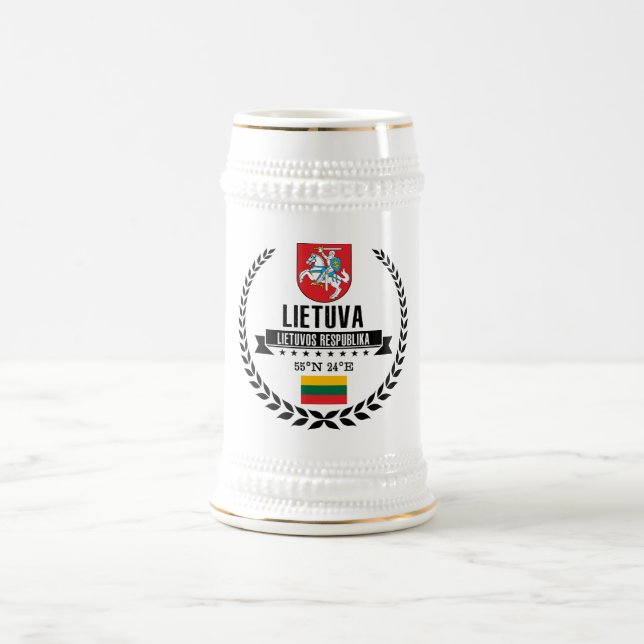Lithuania Beer Stein (Center)