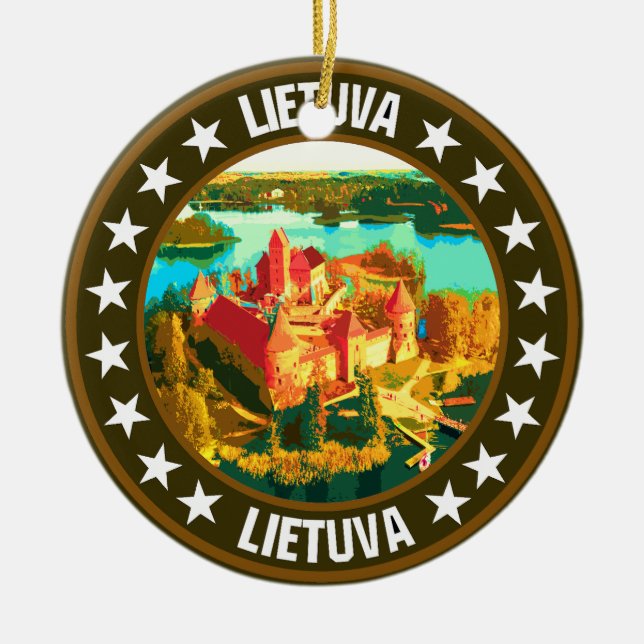 Lithuania                                          ceramic ornament (Front)