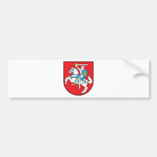 Lithuania coat of arms bumper sticker