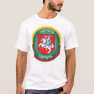 Lithuania Coat of Arms (Vytis) Circle Shape T-Shirt