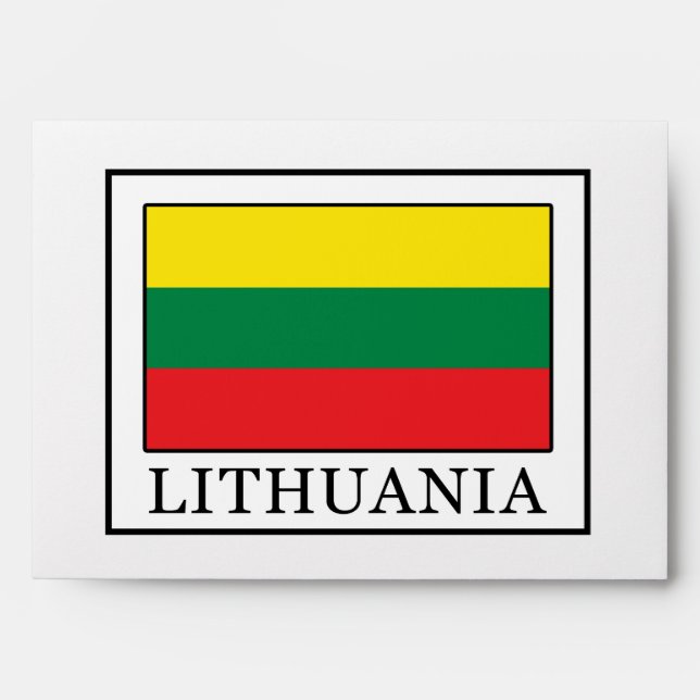 Lithuania Envelope (Front)