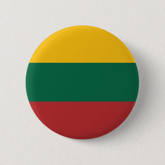 Lithuania flag 2 inch round button