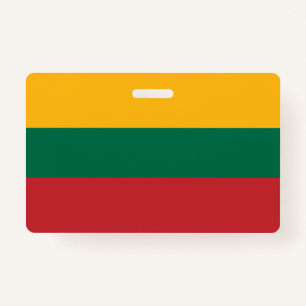 Lithuania flag badge