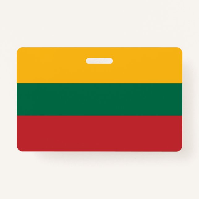 Lithuania flag badge (Front)