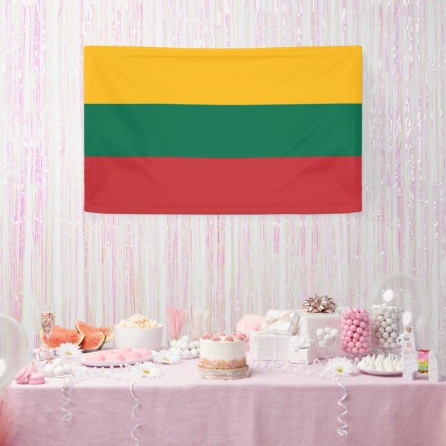 Lithuania flag banner (Party)