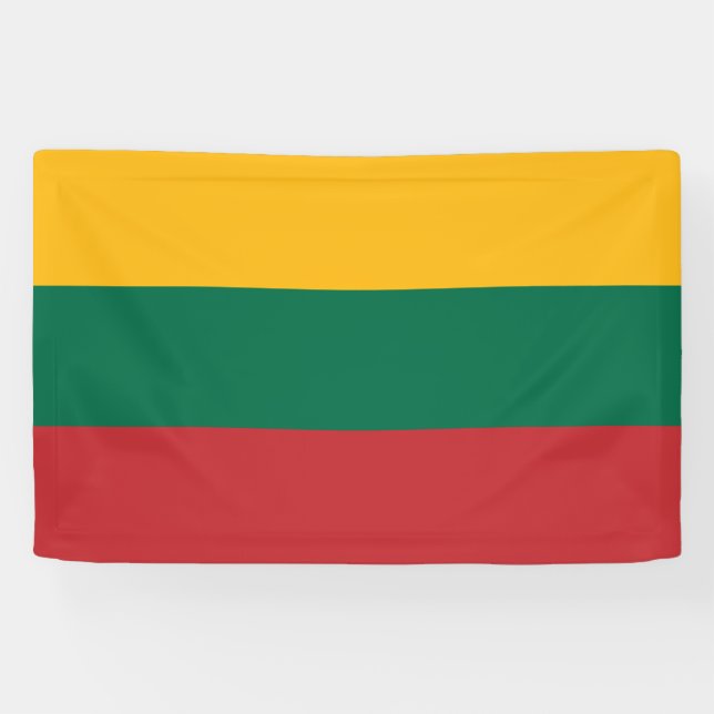 Lithuania Flag Banner (Horizontal)