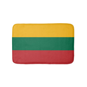 Lithuania flag bath mat
