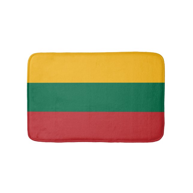 Lithuania flag bath mat (Front)