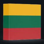 Lithuania Flag Binder<br><div class="desc">Lithuania Flag</div>