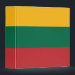 Lithuania Flag Binder<br><div class="desc">Lithuania Flag</div>