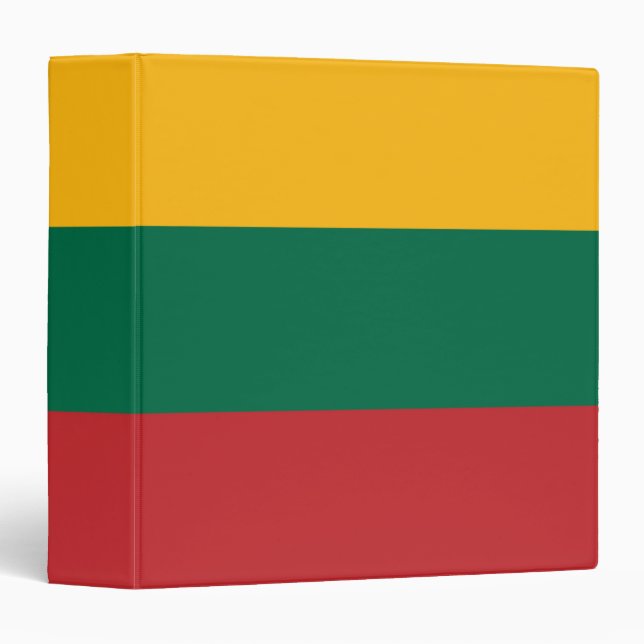Lithuania Flag Binder (Front/Spine)
