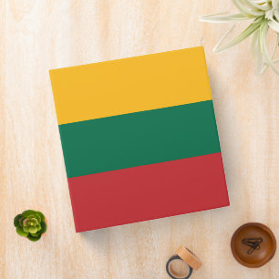 Lithuania flag binder