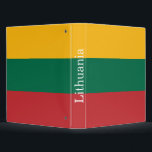 Lithuania Flag Binder<br><div class="desc">Patriotic flag of Lithuania.</div>