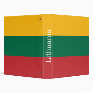 Lithuania Flag Binder