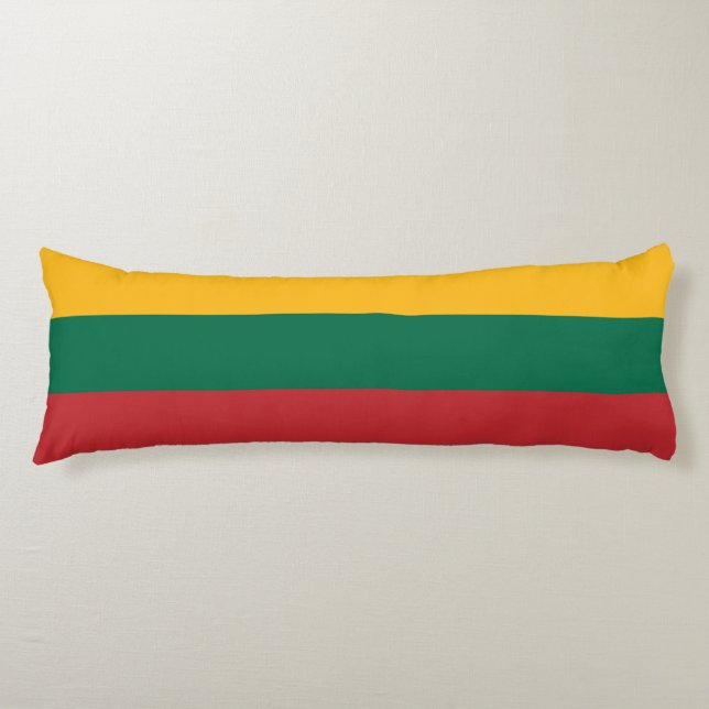 Lithuania Flag Body Pillow (Front)