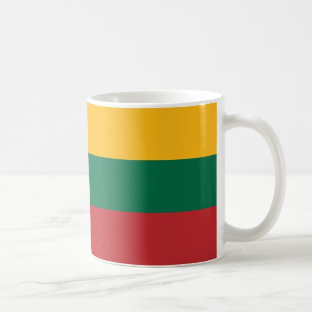 Lithuania Flag Ceramic Mug (Right)