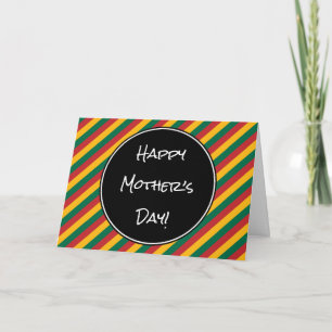 Lithuania Flag Colours "Happy Mother’s Day" Card