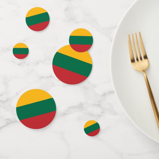 Lithuania flag confetti (Group)