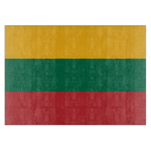 Lithuania flag cutting board