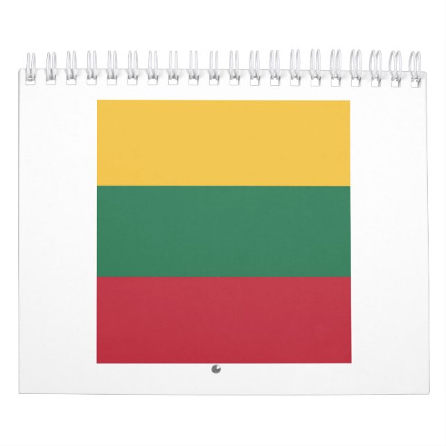 Lithuania Flag Emblem Calendar (Cover)