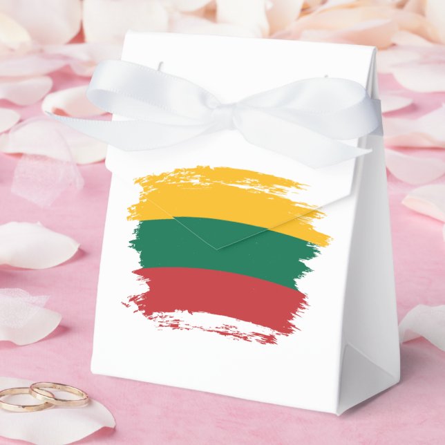 Lithuania flag favor box (Wedding)
