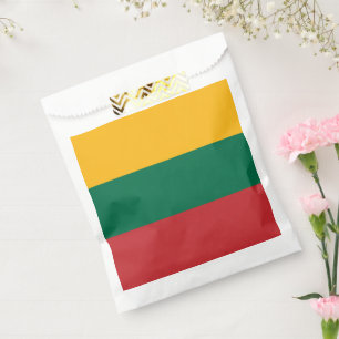 Lithuania flag favour bag