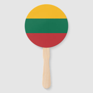 Lithuania Flag Hand Fan